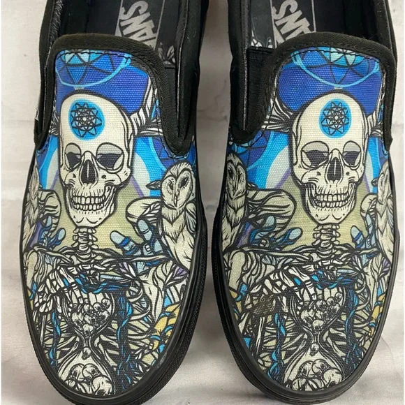Vans Skull Slip Ons - Picture 4 of 10